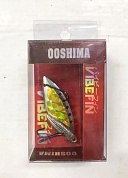 Блесна цикада OOSHIMA VIBEFIN 6008 серебро/желтый 10g 